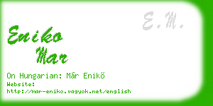 eniko mar business card